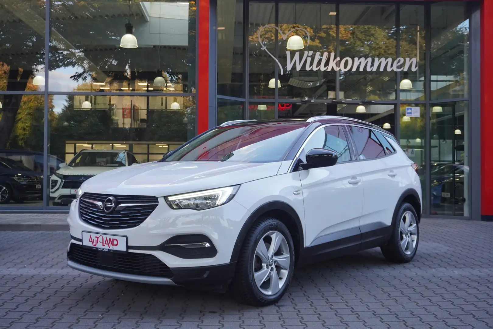 Opel Grandland X 1.2 Teilleder Klimaaut. Tempomat LED Blanc - 2