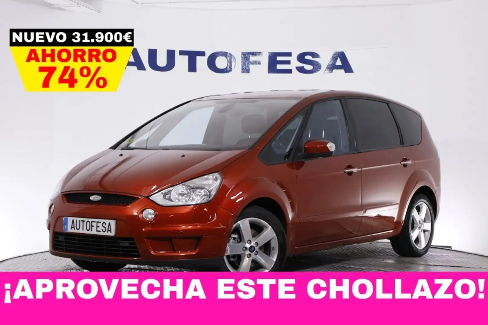 Ford S-Max 2.0 TITANIUM 140CV 7 PLAZAS 5P # PARKTRONIC Rouge - 1