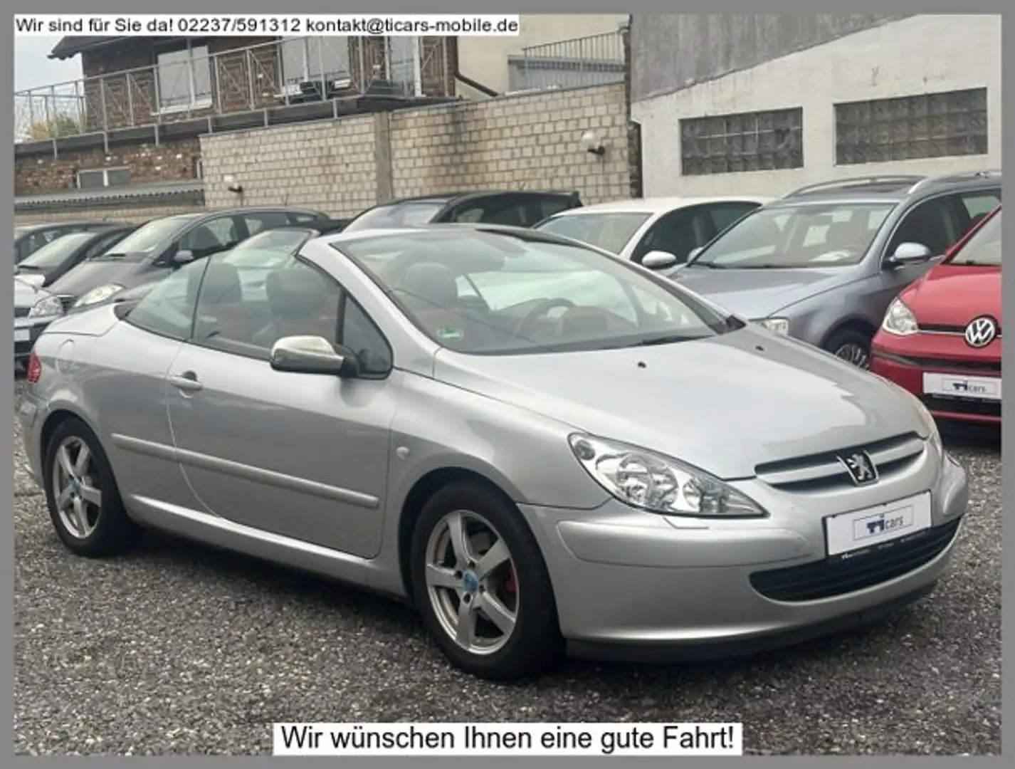 Peugeot 307 CC *Navi,Leder,PDC,Klimaaut,SHZ* Silber - 2