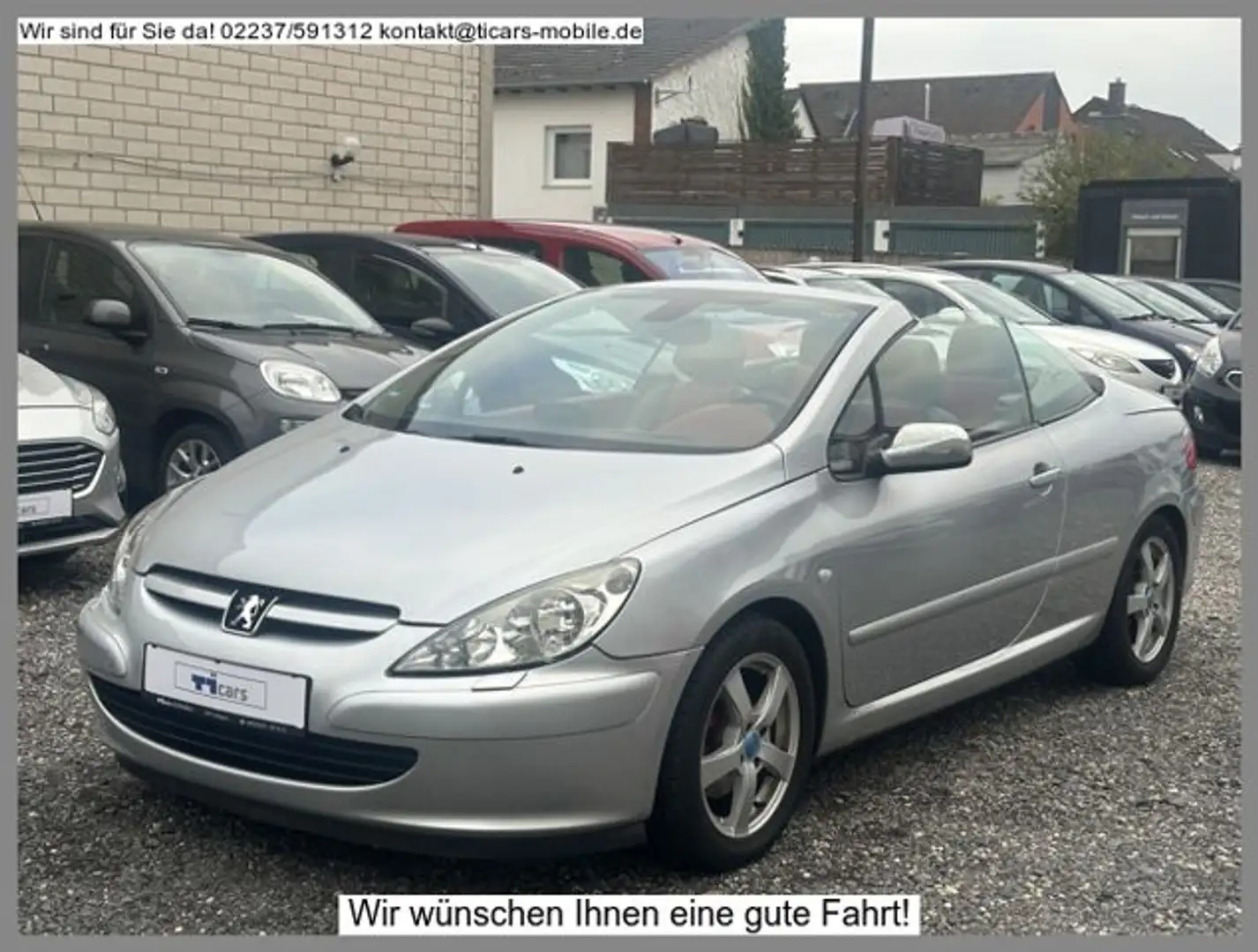 Peugeot 307 CC *Navi,Leder,PDC,Klimaaut,SHZ* Silber - 1