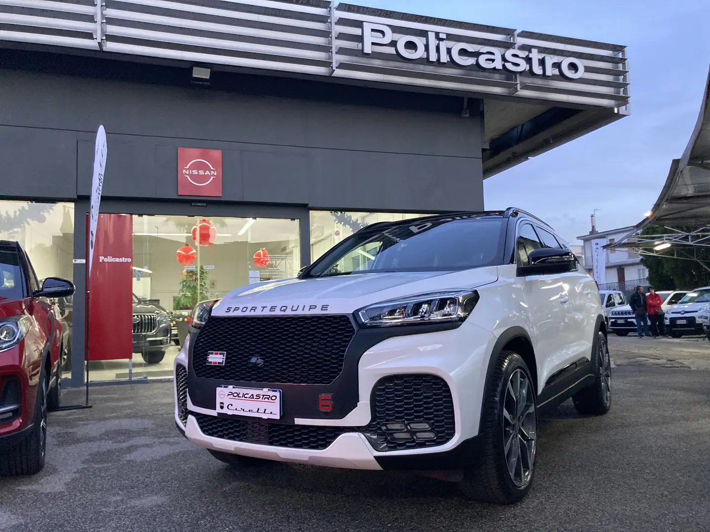 Sportequipe Sportequipe 6 1.5 turbo Gpl 155cv cvt KM0 TETTO PELLE FULL-LED T Weiß - 1