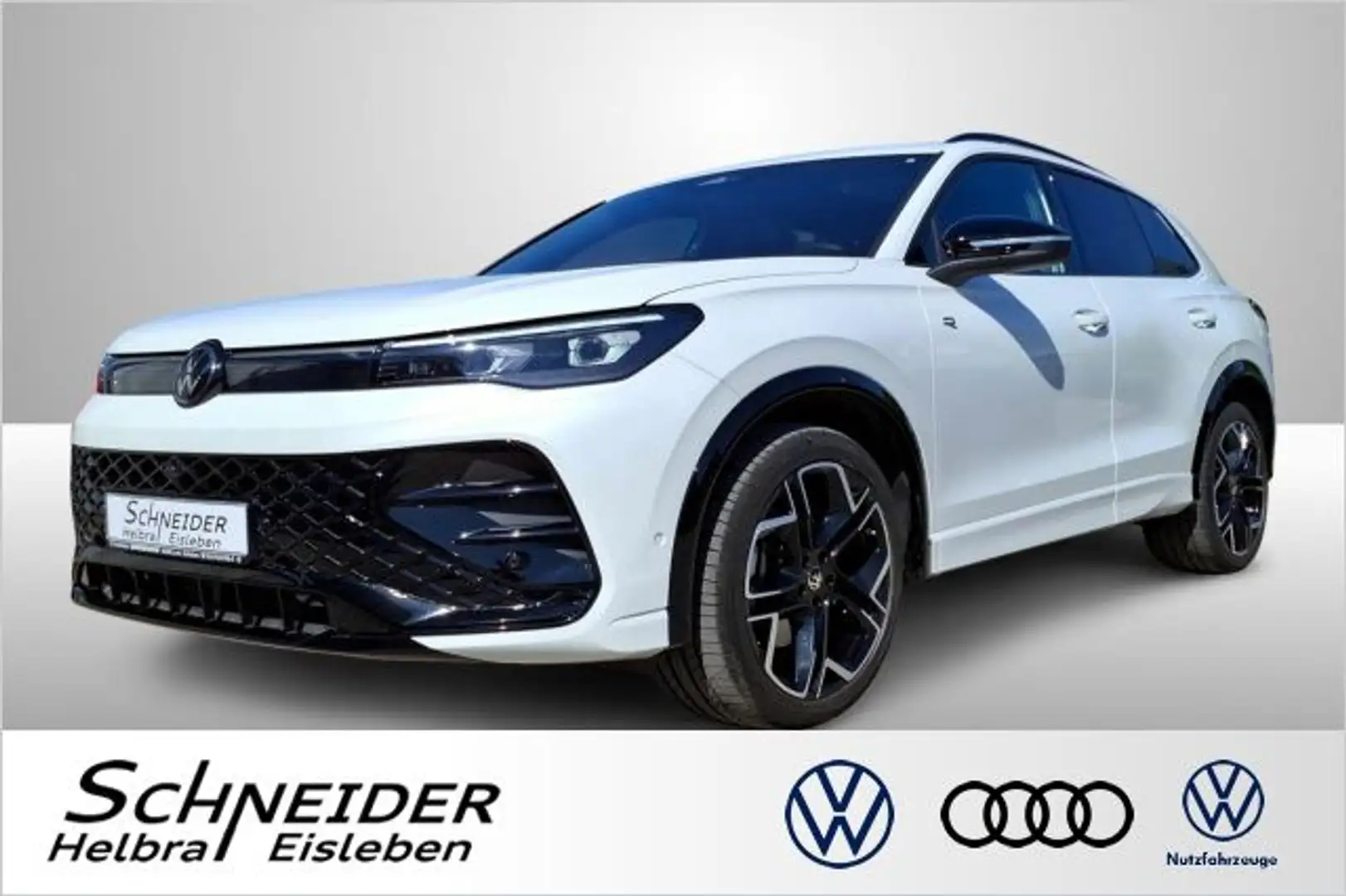 Volkswagen Tiguan 2.0 TDI DSG R-LINE+IQ.LIGHT+AZV+360 ?+4xSHZ Weiß - 1