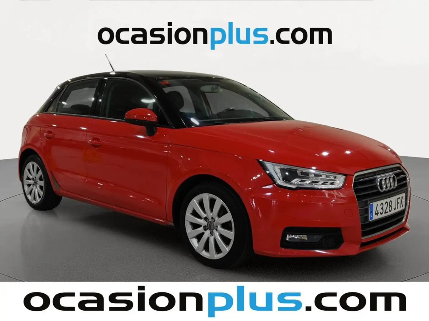 Audi A1 Sportback 1.6TDI Attraction Rojo - 2