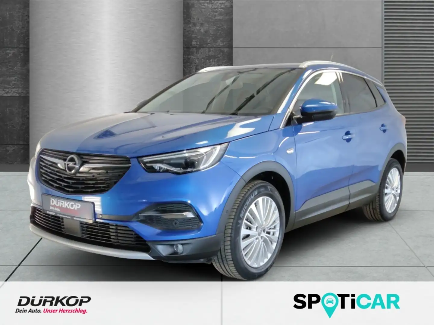 Opel Grandland INNOVATION 1.2 EU6d-T Innovation Turbo Bi-LED Park Blau - 1