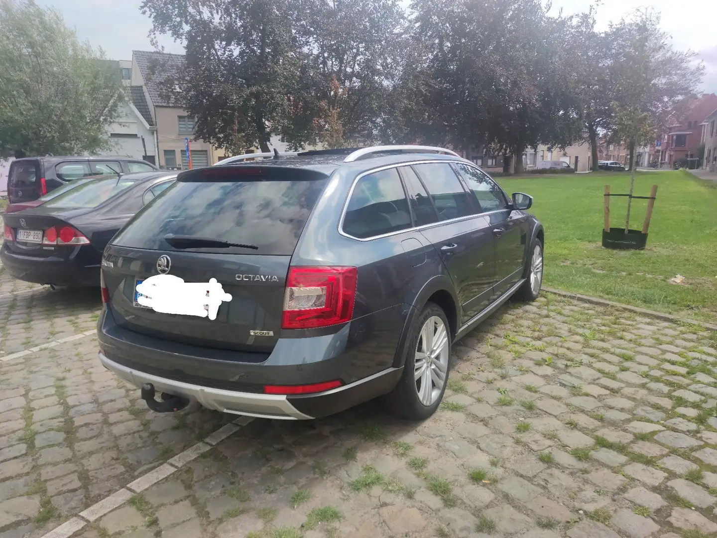Skoda Octavia Combi 2.0 TDI (Green tec) 4x4 DSG Scout Zilver - 2