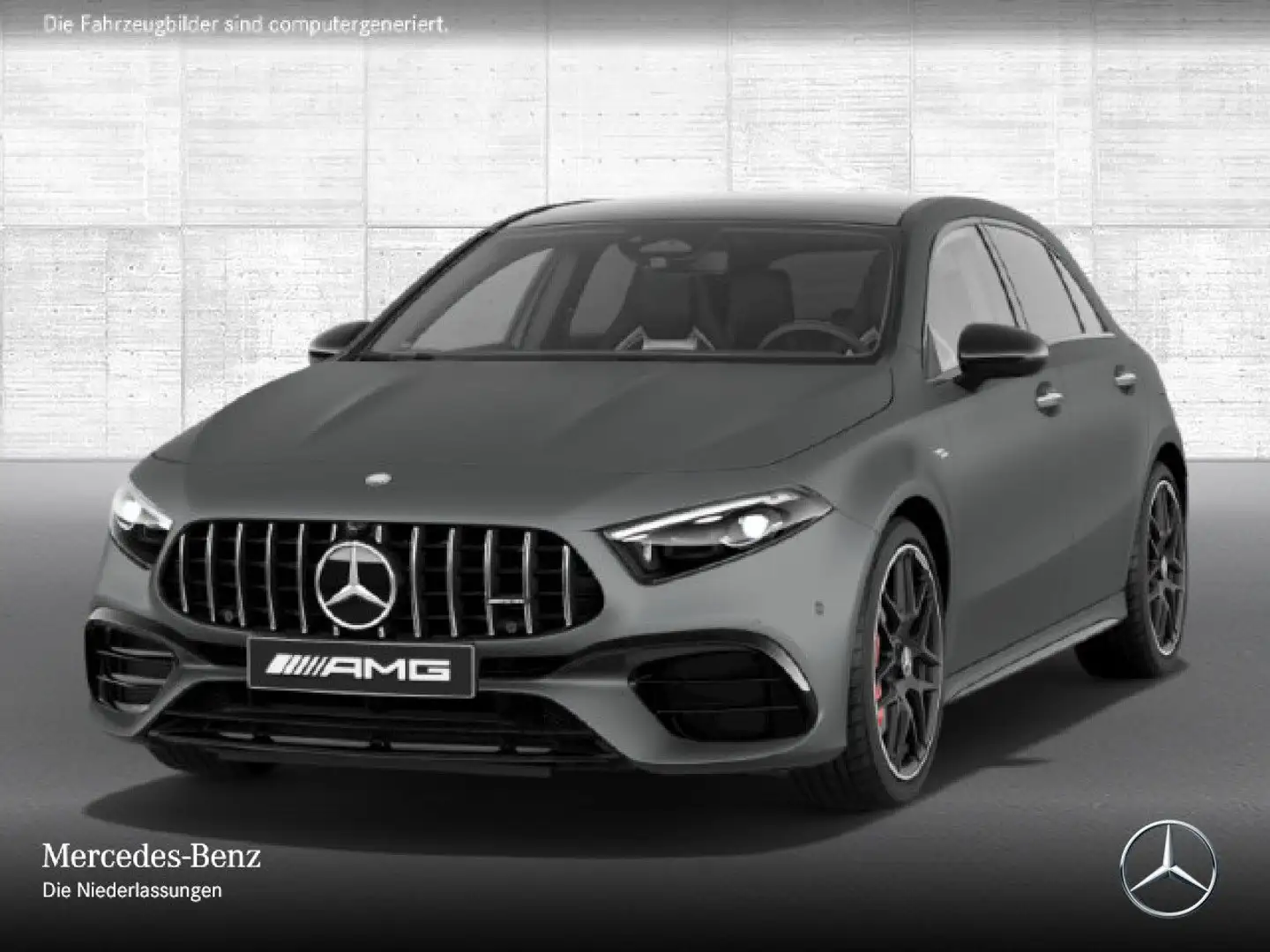 Mercedes-Benz A 45 AMG A 45 S 4M Kompakt DRIVERS+PANO+360°+MULTIBEAM+19" Grau - 2