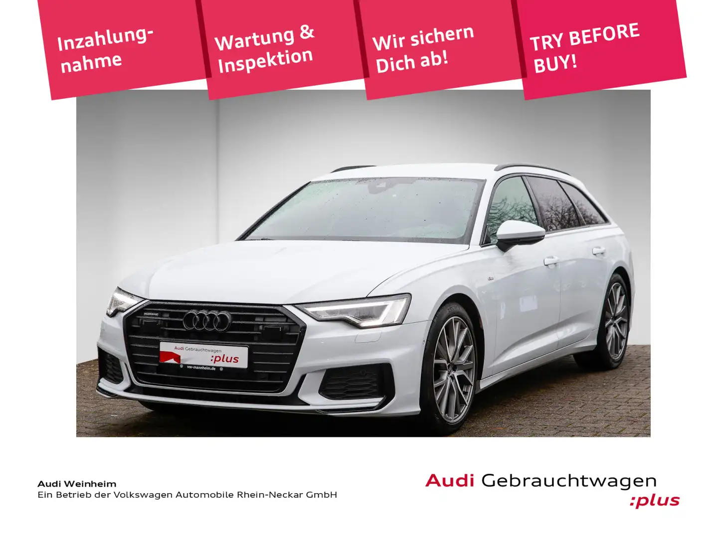 Audi A6 50 TDI S-Line Black Paket Matrix LED B& Weiß - 1