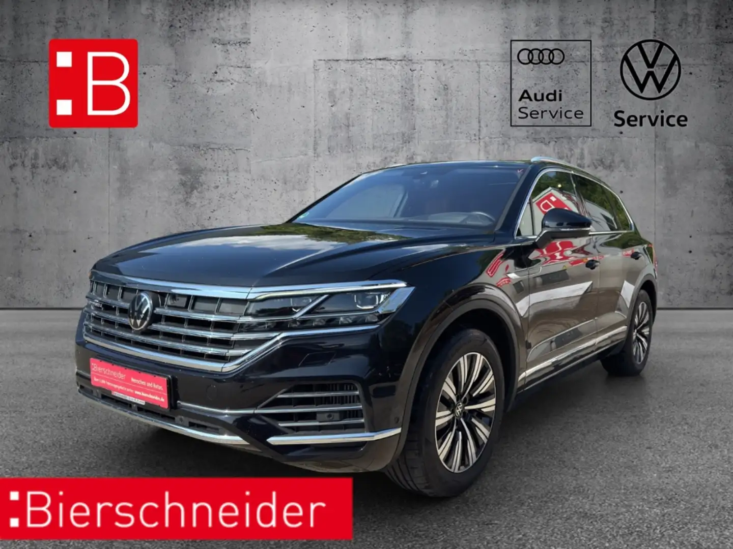 Volkswagen Touareg 3.0 TSI eHybrid 4Mo Atmosphere IQ-LIGHT COCKPIT 19 Schwarz - 1