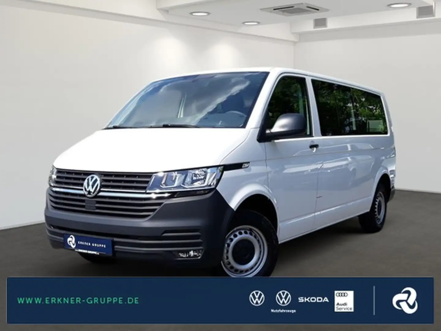 Volkswagen T6 Kombi 2.0TDI LR 9-SITZER+PDC+KLIMA T6.1 Blanco - 1