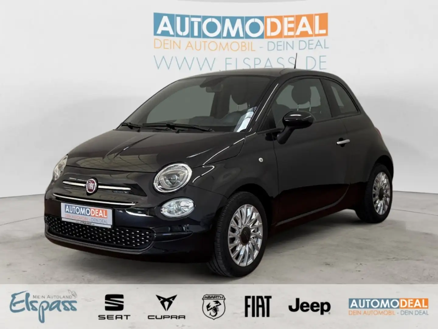 Fiat 500 Lounge Hybrid NAV PANODACH TEMPOMAT APPLE/ANDROID Fekete - 1