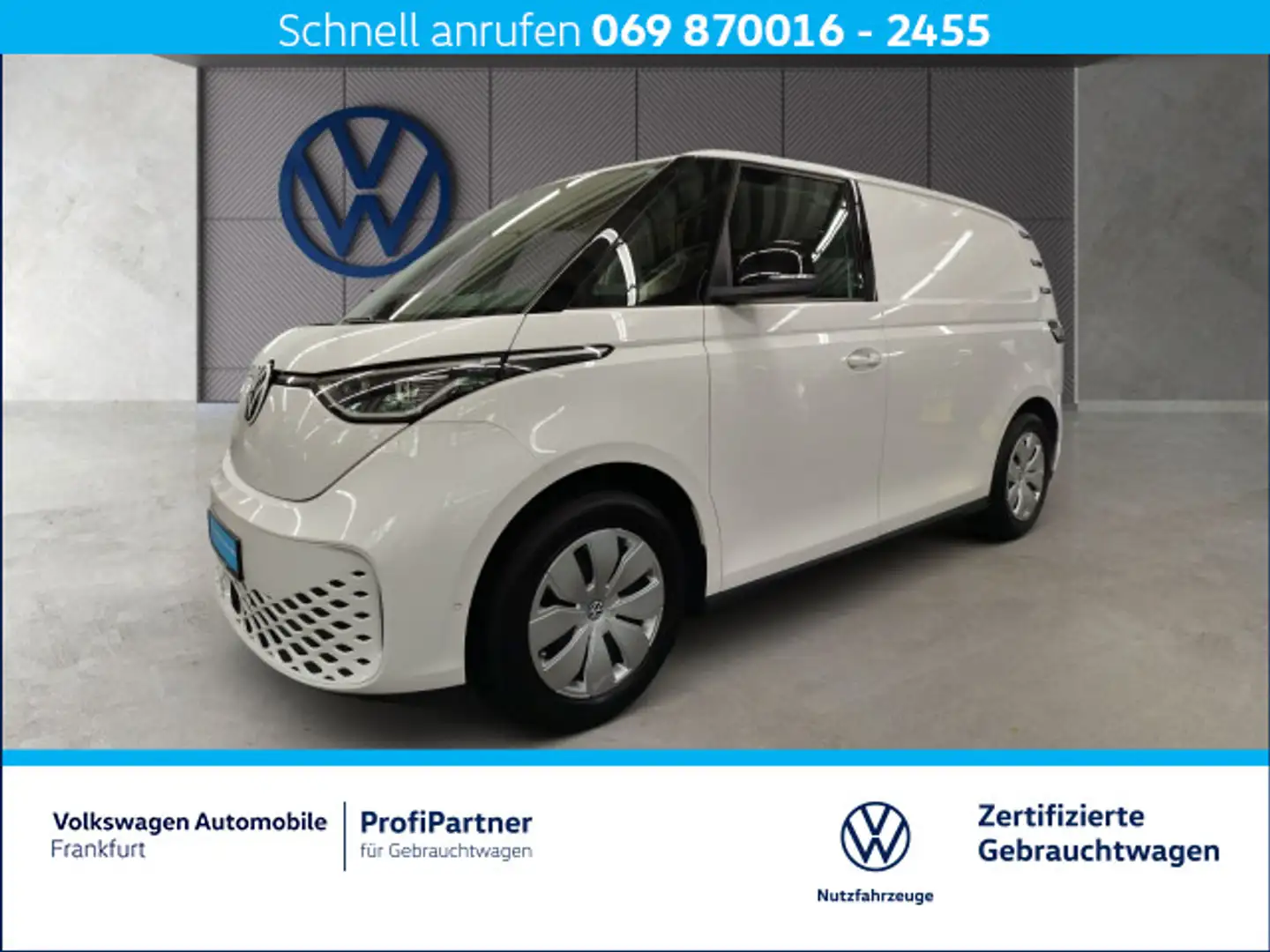 Volkswagen ID. Buzz Cargo ID.Buzz Cargo Basis Navi IQ.Light DAB+ FrontAssi Bílá - 1