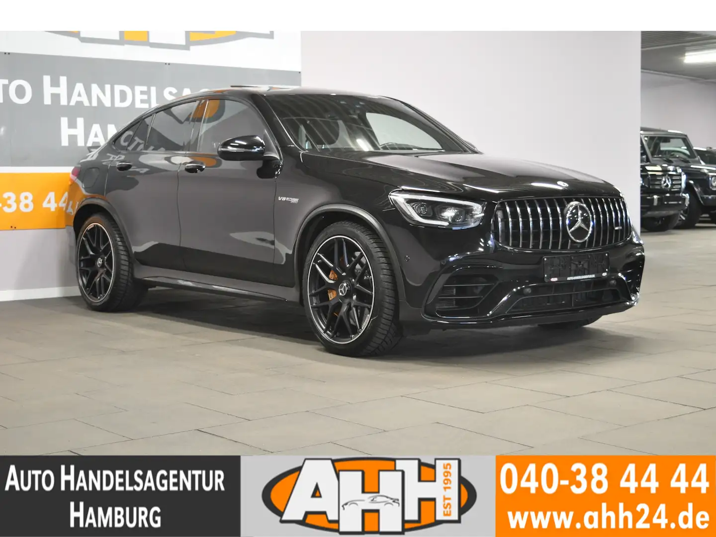 Mercedes-Benz GLC 63 AMG S 4M COUPÉ KERAMIK|DRIVER|PANO|SOUND! Schwarz - 2