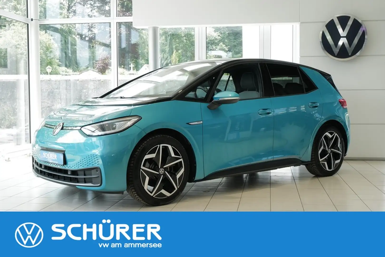 Volkswagen ID.3 Pro Performance AHK IQLight-Matrix RKam Navi Ke... Blau - 1