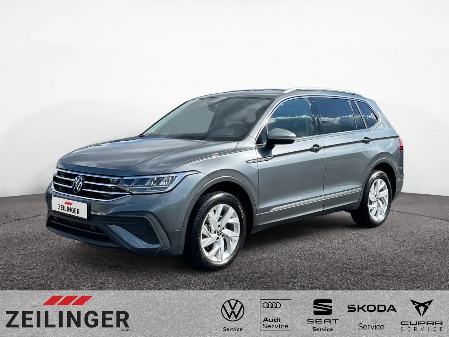 Volkswagen Tiguan Allspace Life TDI DSG|AHK|7S.|el.HECK|NAV Grau - 1