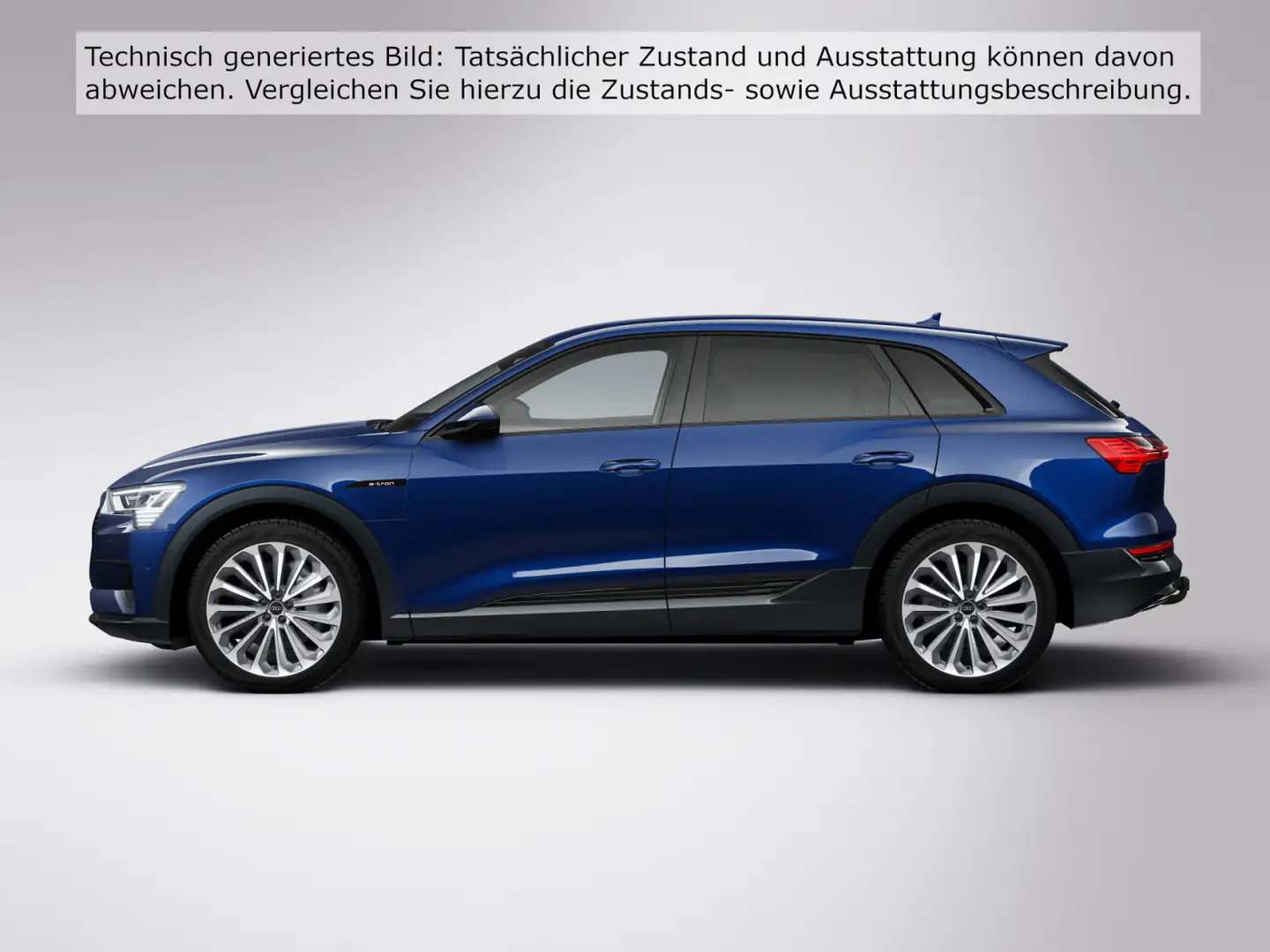 Audi e-tron 55 qu advanced 300 kW*Air*HUD*Matrix*Virt Blau - 2