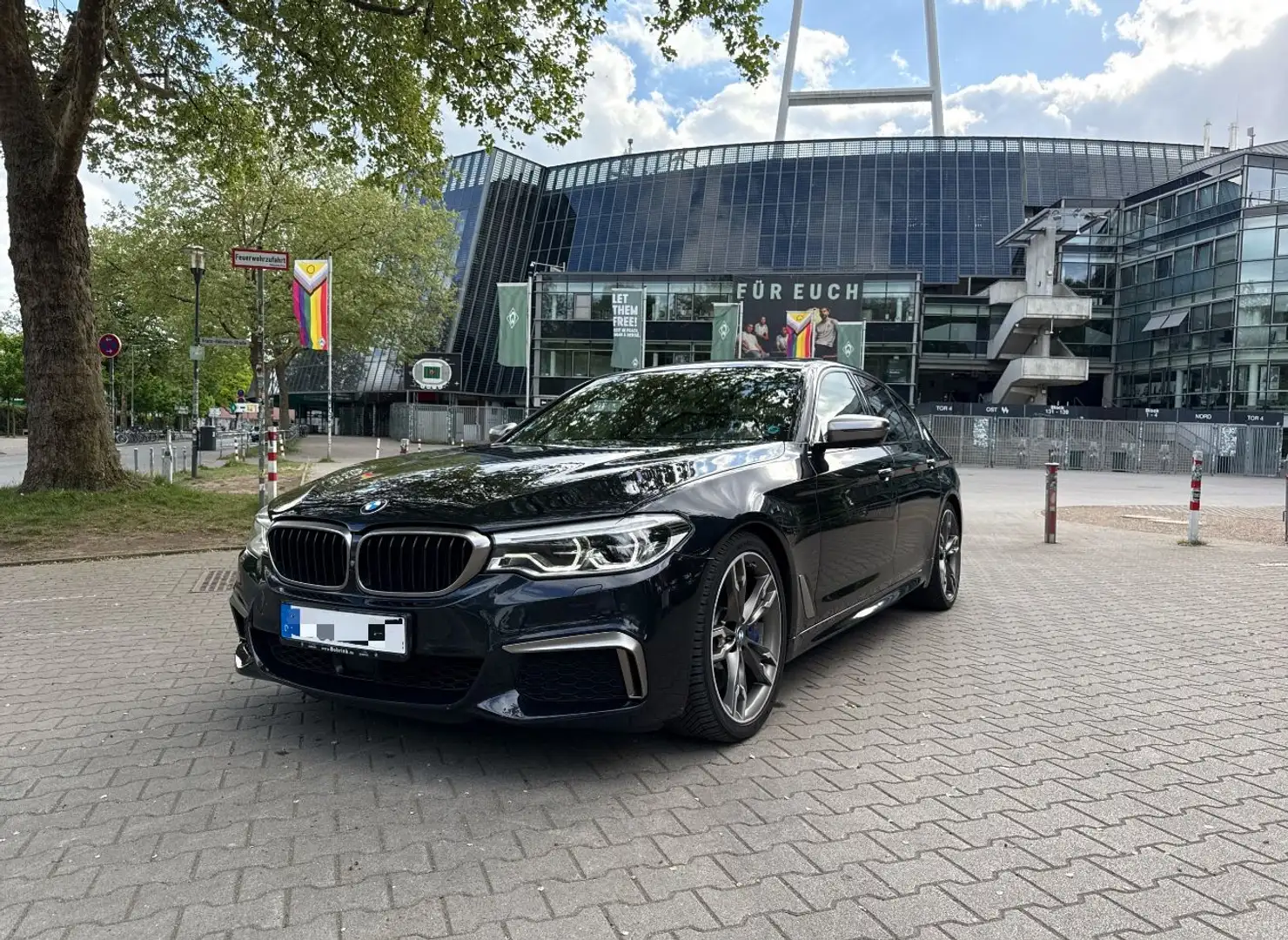 BMW M550 M550 i xDrive, 360° Kamera, Schiebedach Negru - 1