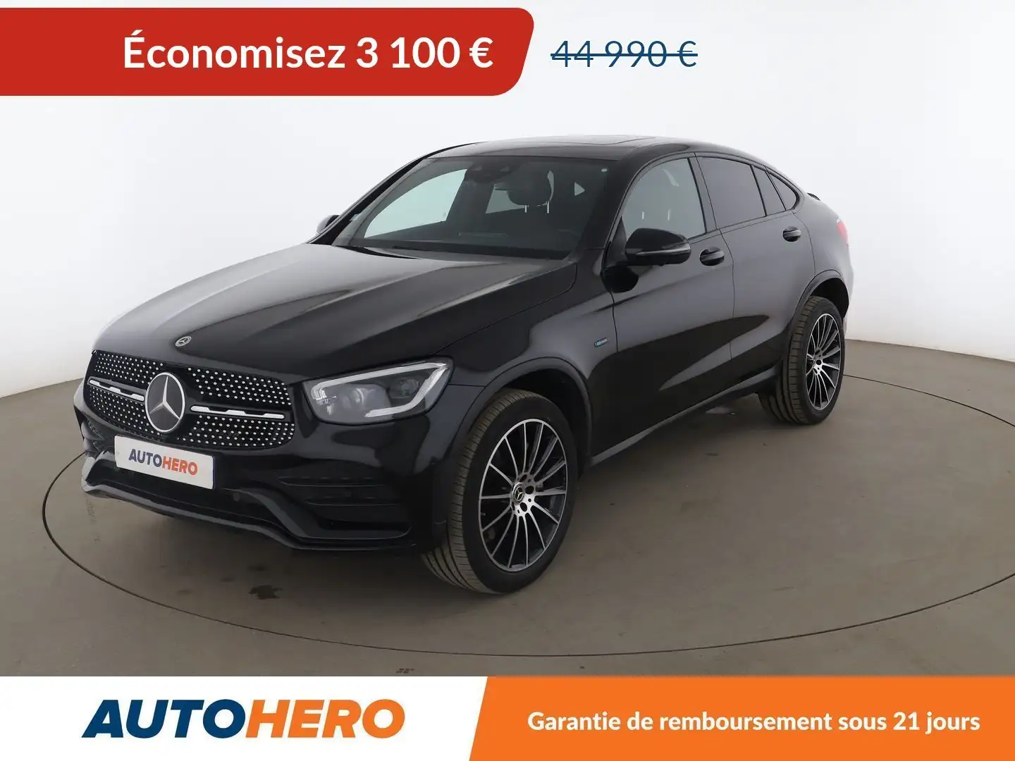 Mercedes-Benz GLC 300 Coupé 300 e AMG Line 4Matic 9G-Tronic Noir - 1