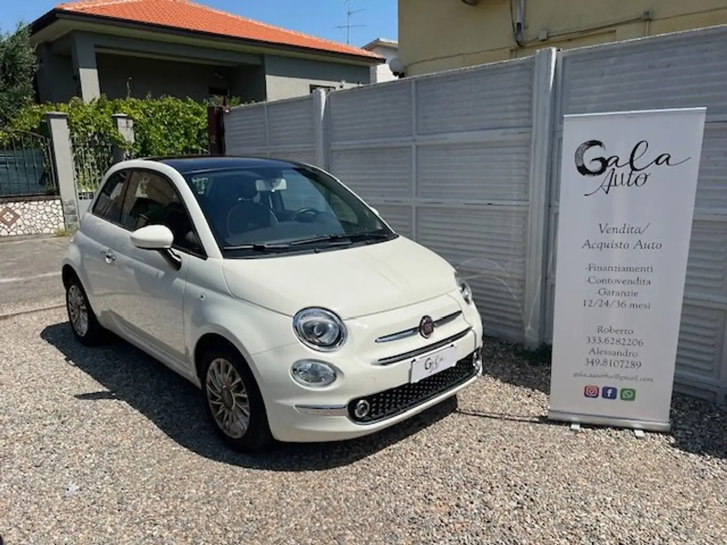 Fiat 500 500 III 2015 1.2 Lounge 69cv my18 Wit - 1