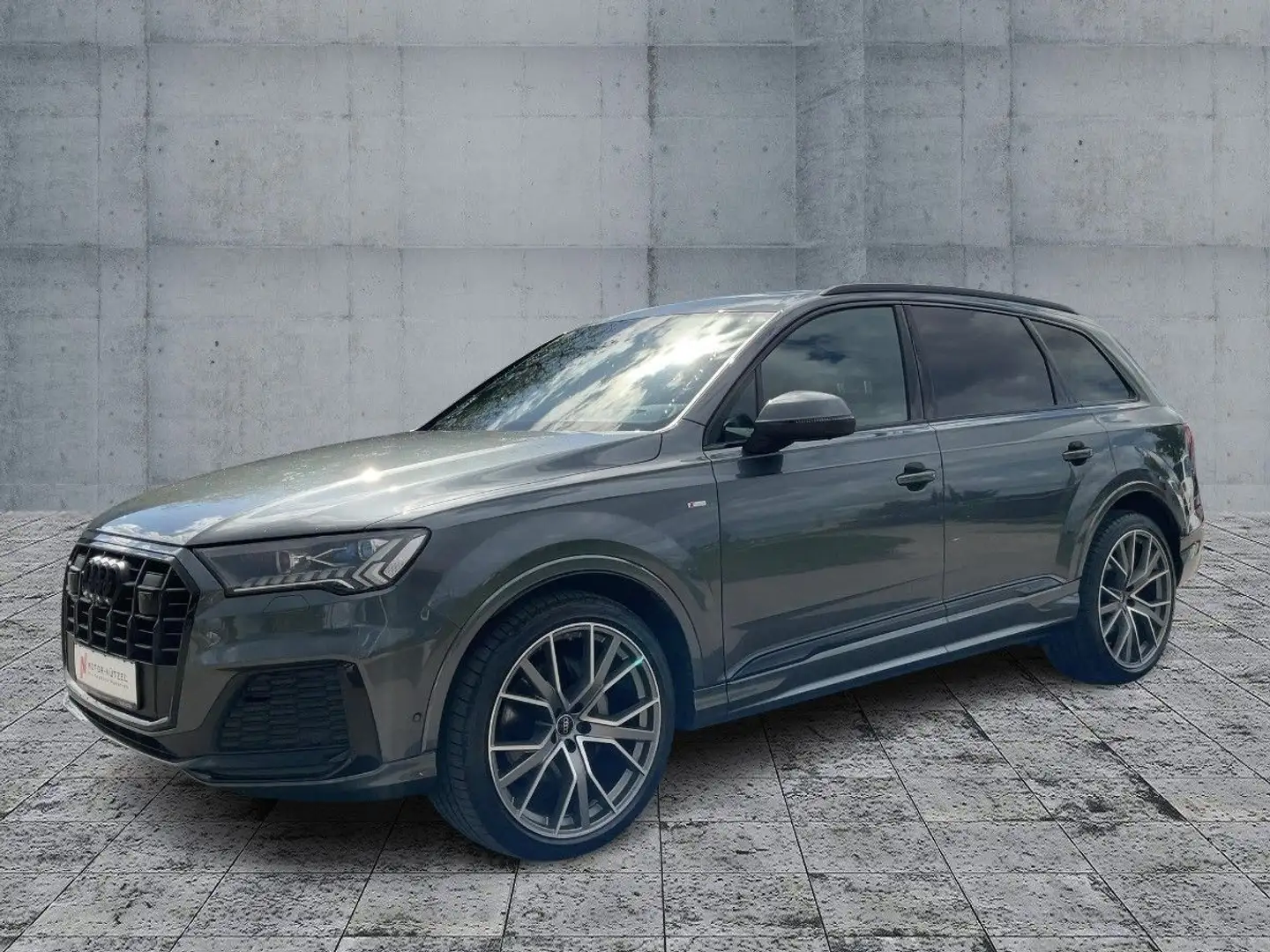 Audi Q7 50 TDI QU S-LINE MATRIX+HuD+B&O+AIR+AHK+360° Gris - 2