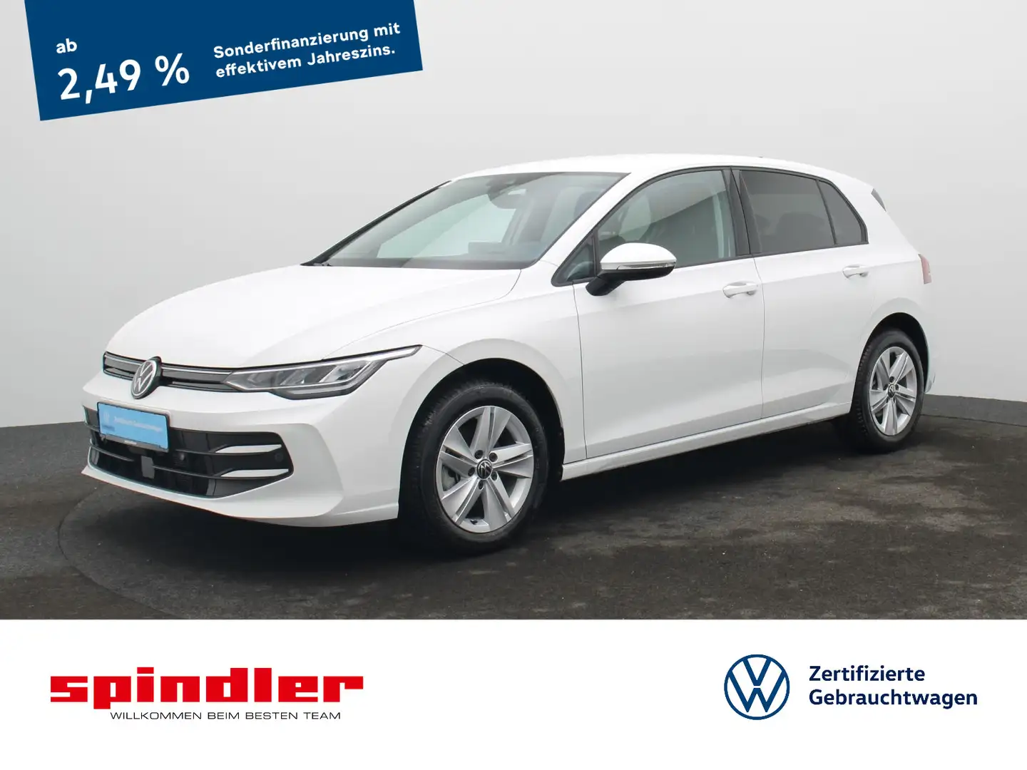 Volkswagen Golf VIII Life 1.5eTSI DSG / Navi, HuD, App, LED Weiß - 1