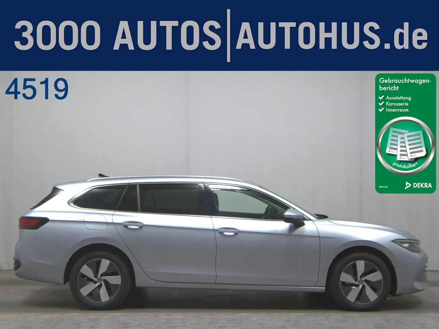 Volkswagen Passat Var. 2.0 TDI Business DCC Navi HuD 360° Plateado - 1