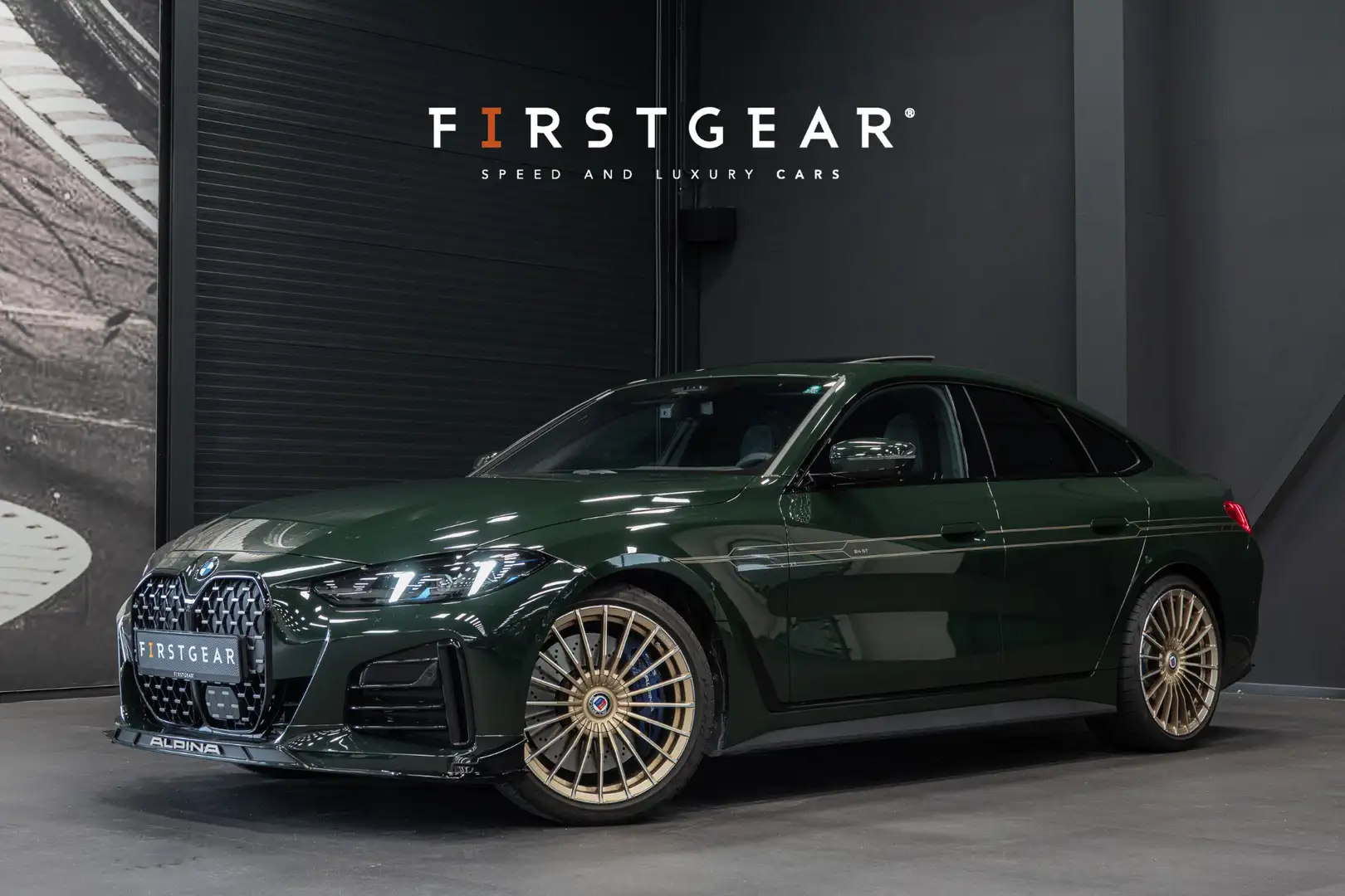 Alpina B4 GT Gran Coupe *Nr. 50 / Brewster Green / Schuif-/k Vert - 1