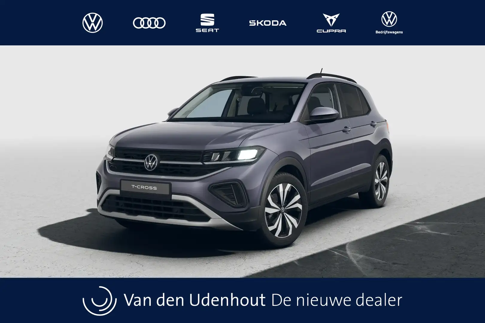 Volkswagen T-Cross 1.0 TSI 95 5MT Life Edition Parkeersensoren voor e Grijs - 1