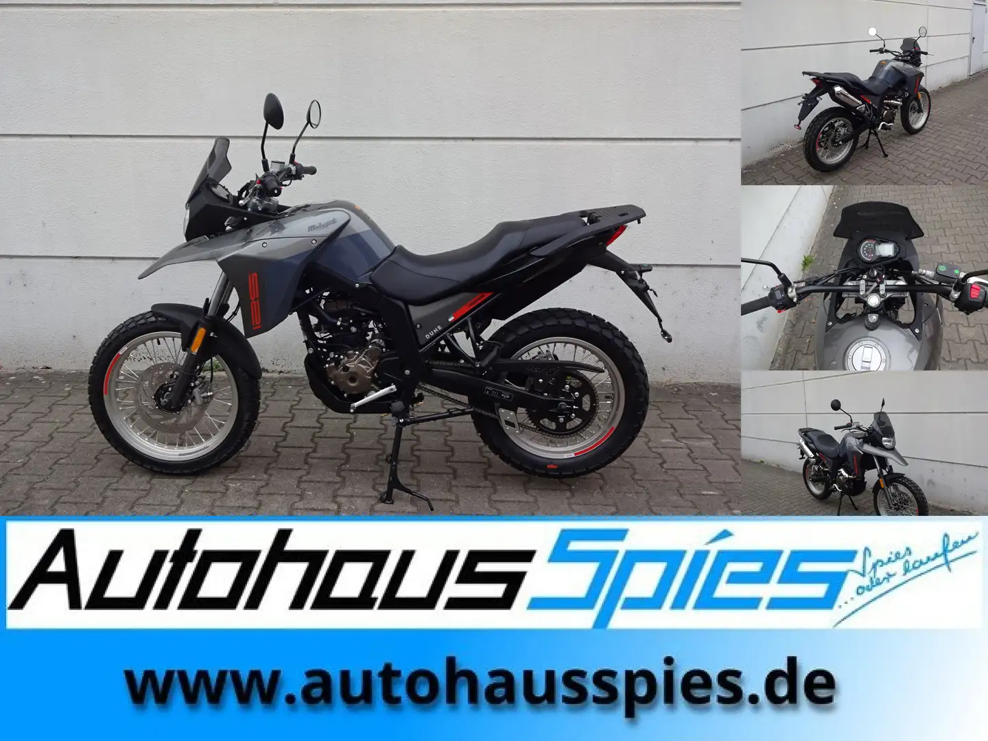 Malaguti Dune 125 EFi ABS EURO5 Šedá - 1