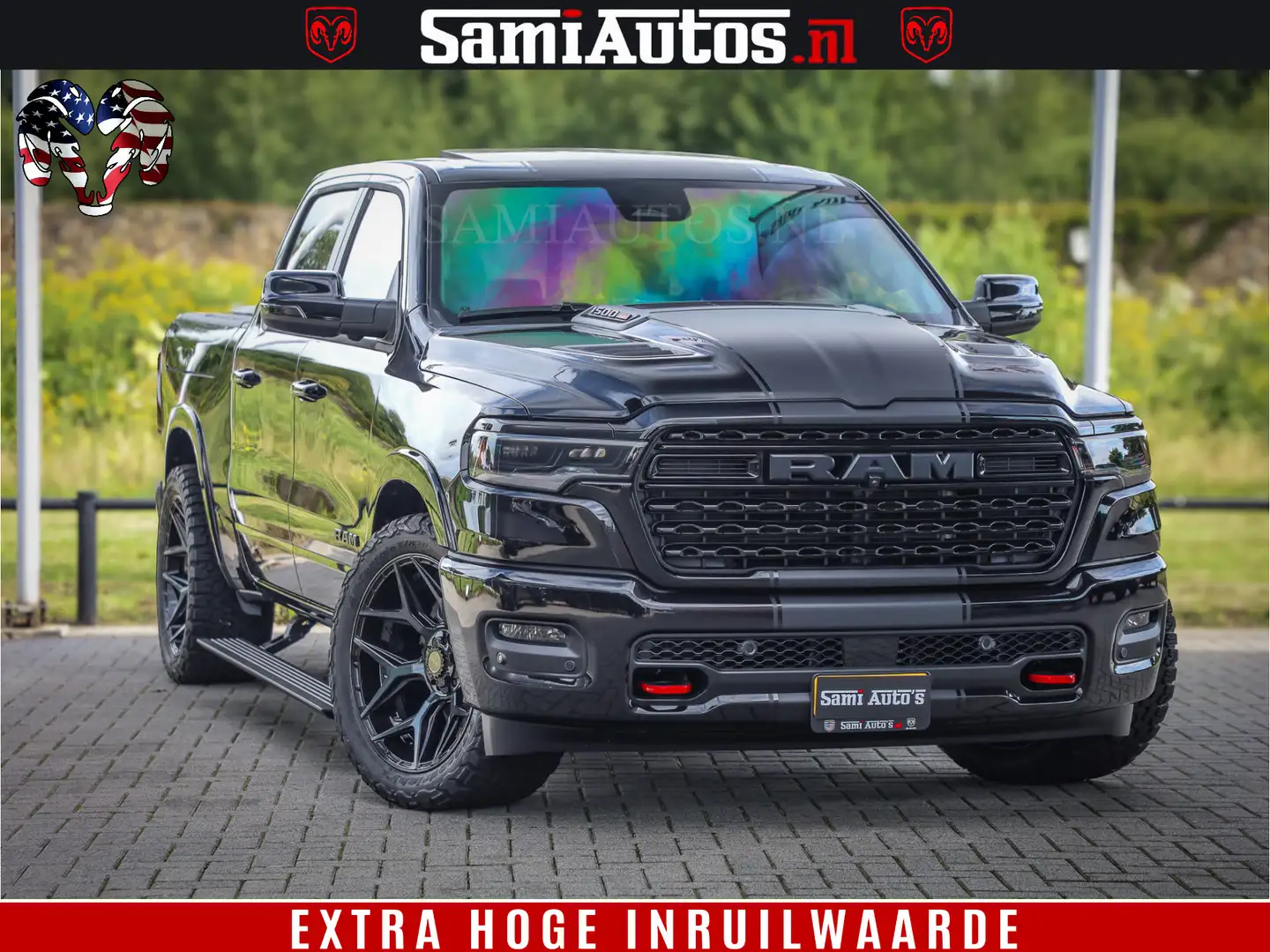 Dodge RAM 1500 Limited Night H.O 540HP 706Nm | Massage + Ful Zwart - 2