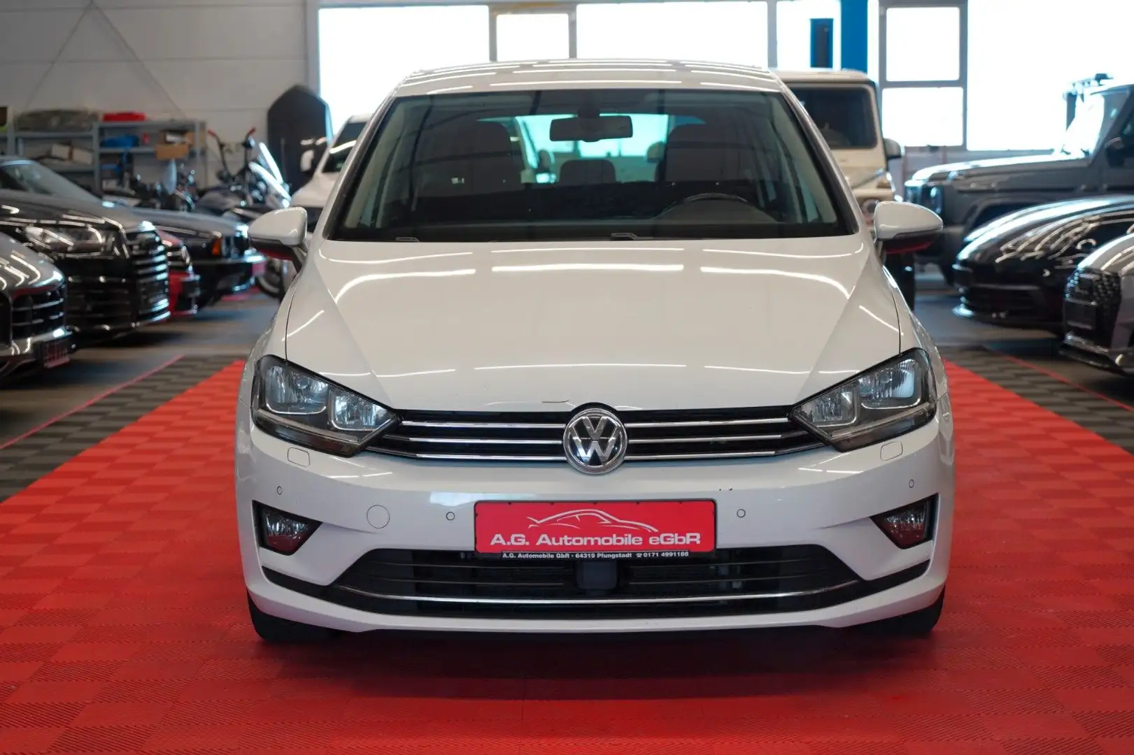 Volkswagen Golf Sportsvan 1.6 TDI DSG Lounge Weiß - 2