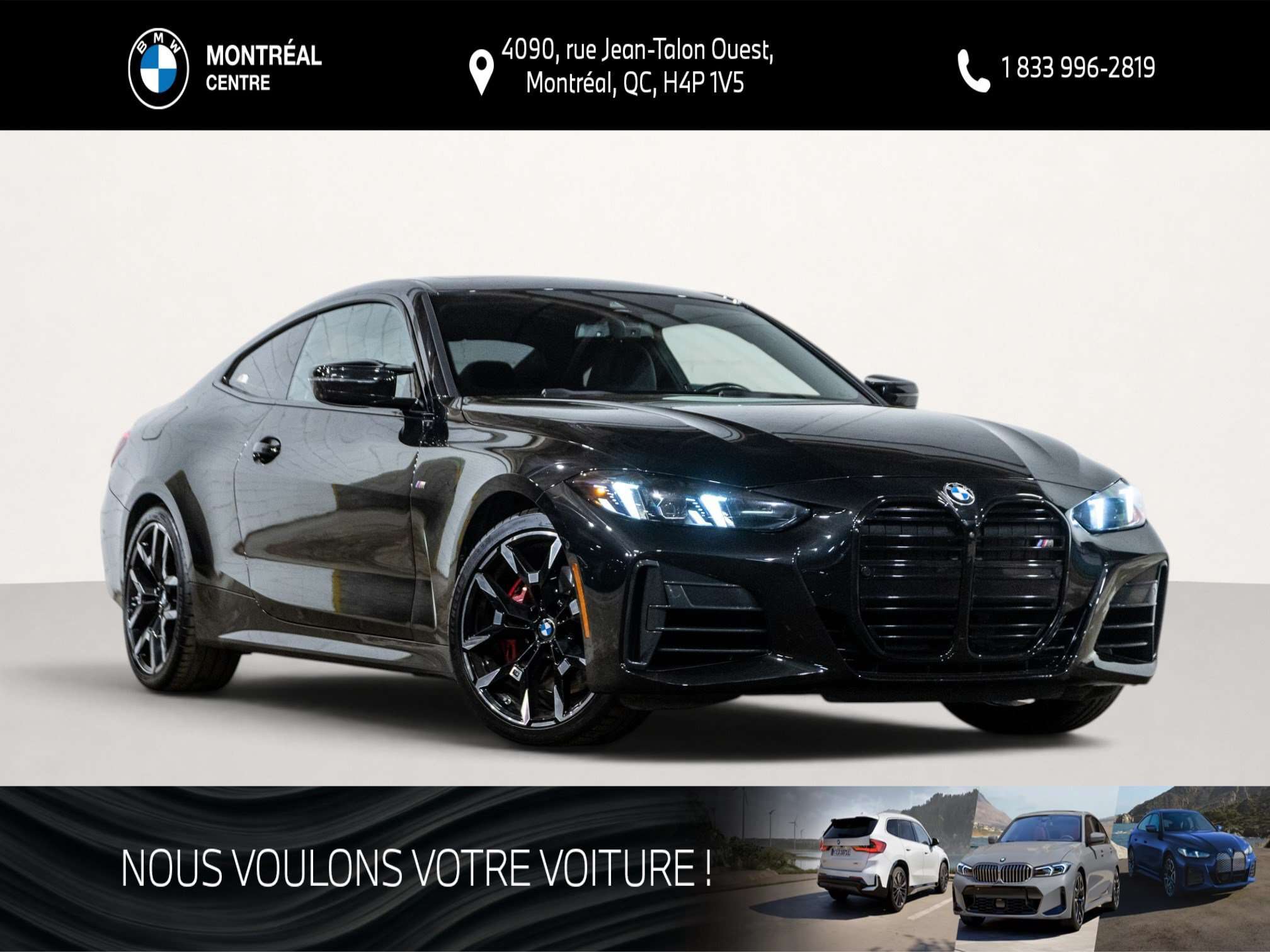2025 BMW 4 Series M440i xDrive | Groupe Premium | Groupe M Sport Pro