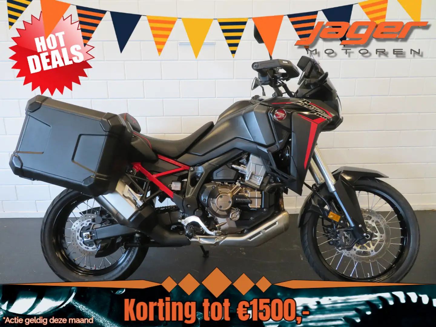 Honda CRF 1100 AFRICA TWIN DCT NIEUWSTAAT Zwart - 1