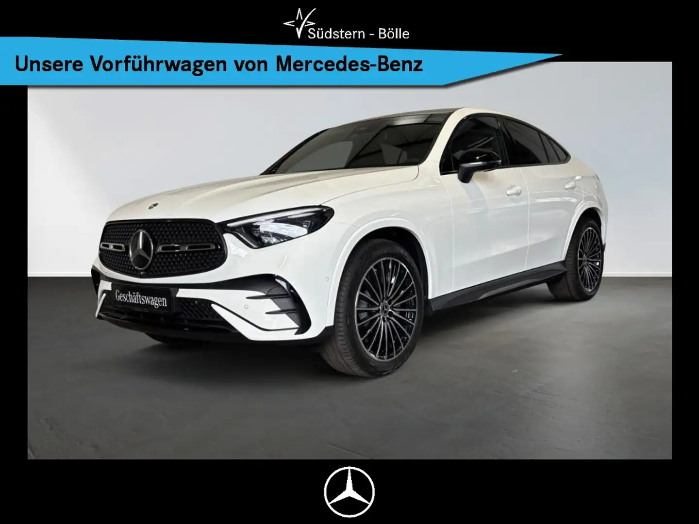Mercedes-Benz GLC 220 d 4M Coupe +AMG+SHZ+MEMORY+NAVI+AMBIENTE Blanc - 1