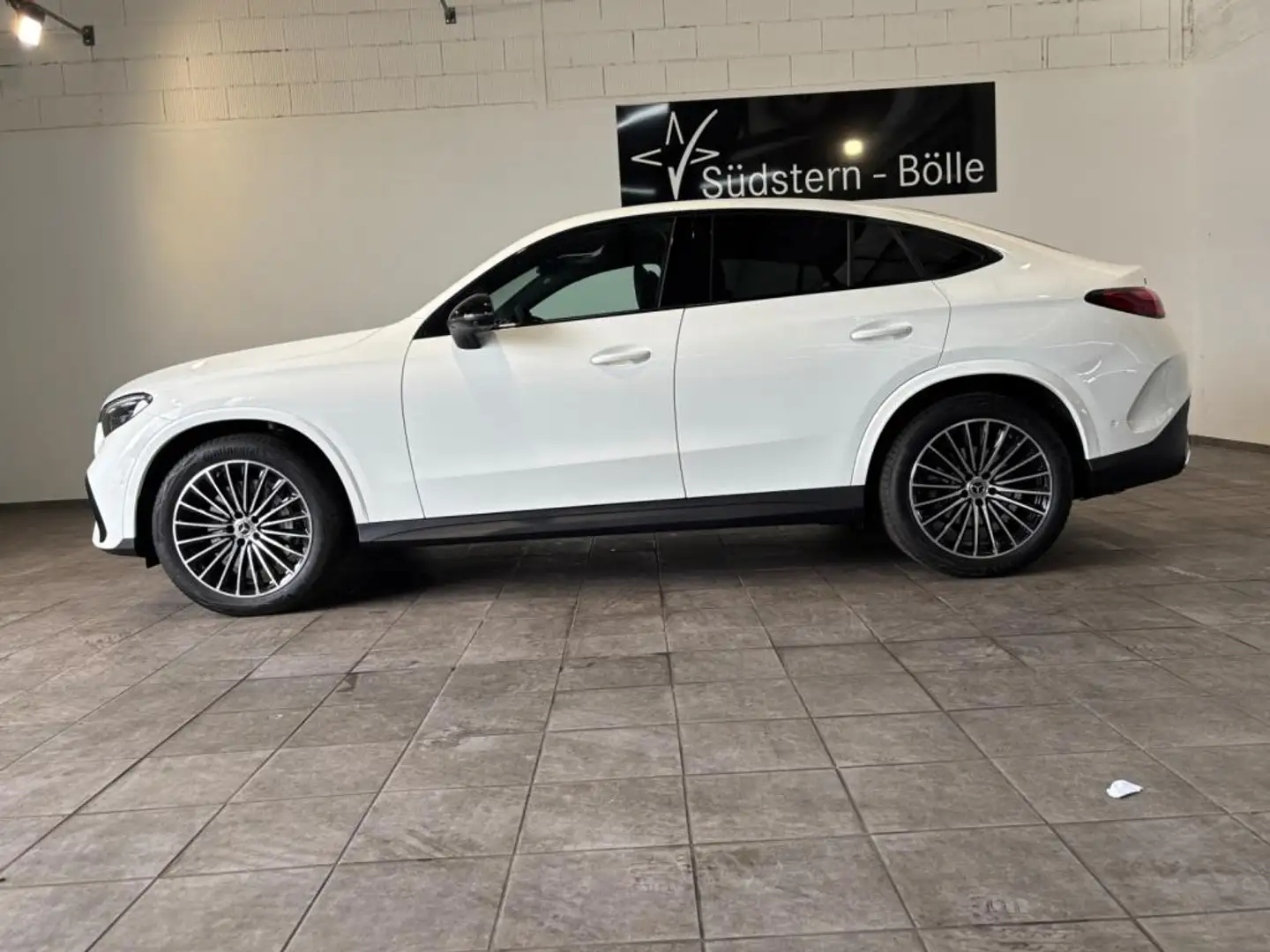 Mercedes-Benz GLC 220 d 4M Coupe +AMG+SHZ+MEMORY+NAVI+AMBIENTE Blanc - 2