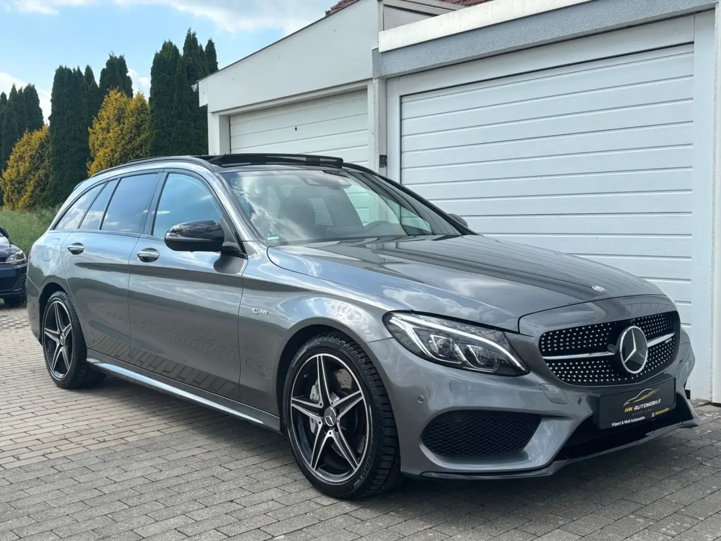 Mercedes-Benz C43 AMG / C450 AMG T *Pano*360°*Keyless* Gris - 2