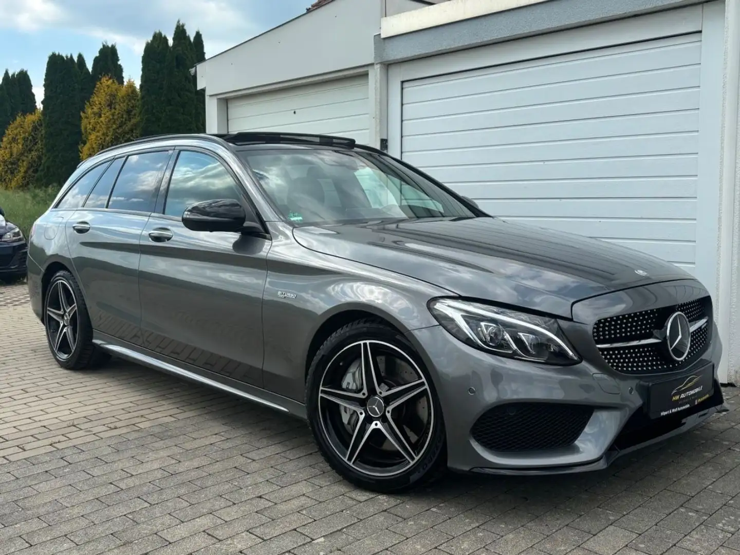 Mercedes-Benz C43 AMG / C450 AMG T *Pano*360°*Keyless* Gris - 1