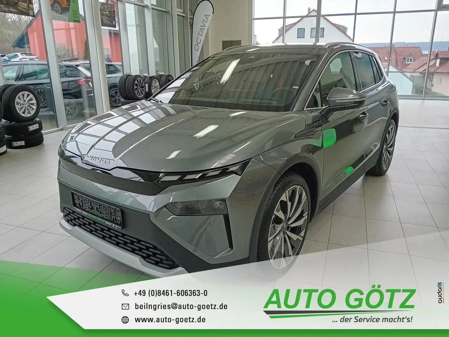 Skoda Elroq 85 Wärmepumpe*AHK*Navi*Matrix*ACC*21"Alu*AreaView* Grau - 1
