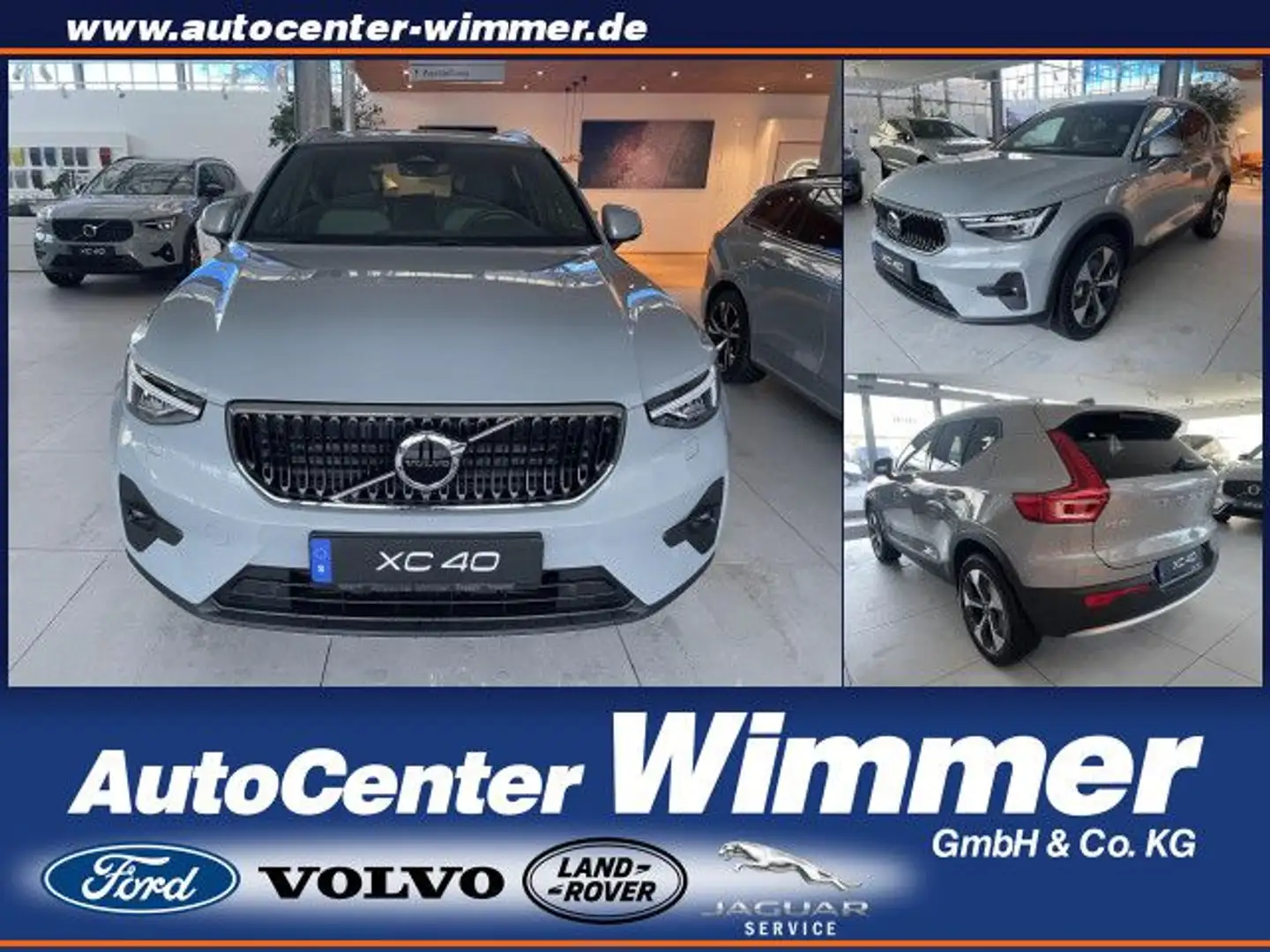 Volvo XC40 B4 B DKG Core Park+Winter+Licht uvm. Navi LED Gris - 1