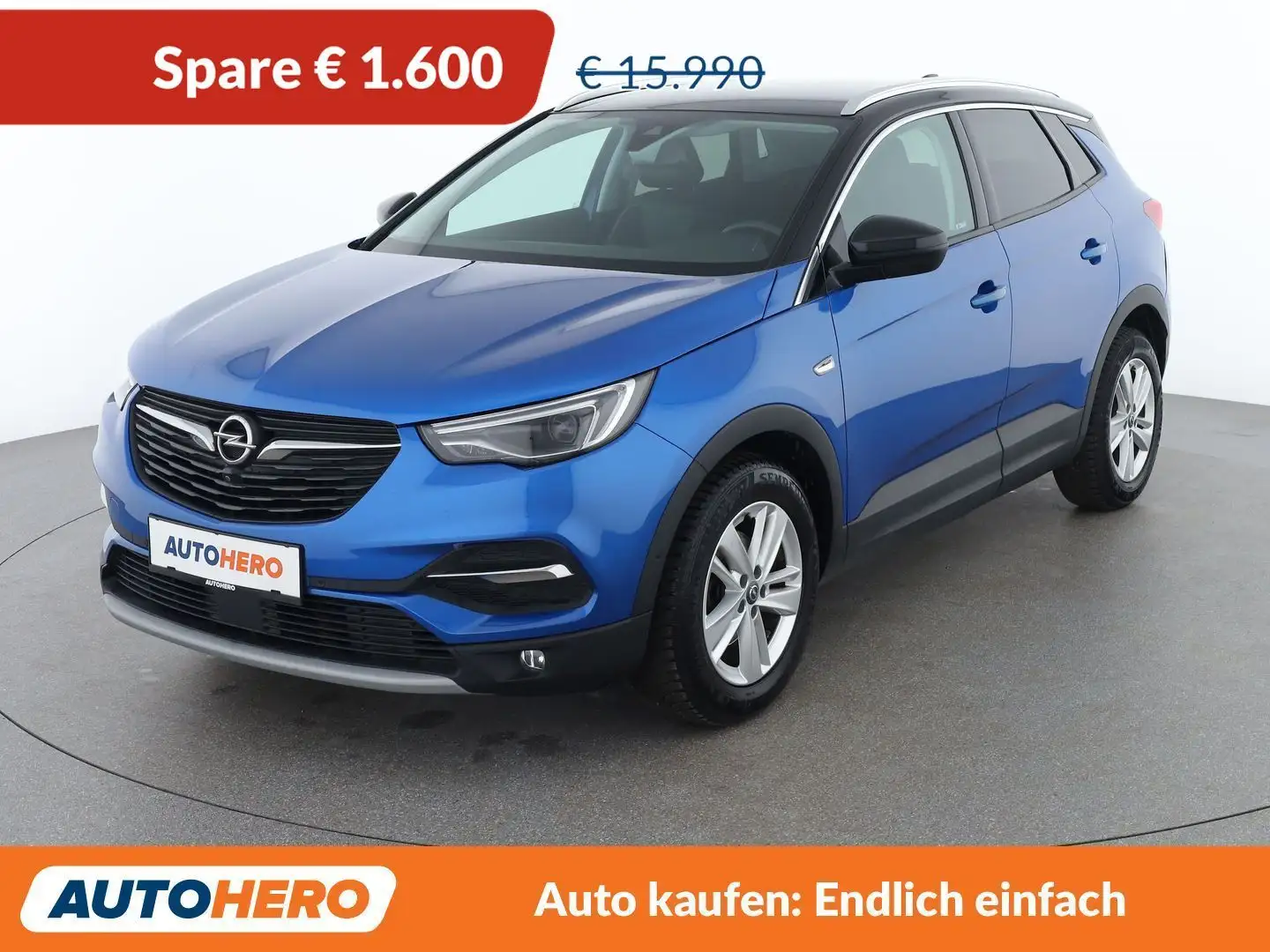 Opel Grandland X 1.2 Turbo Innovation Blau - 1