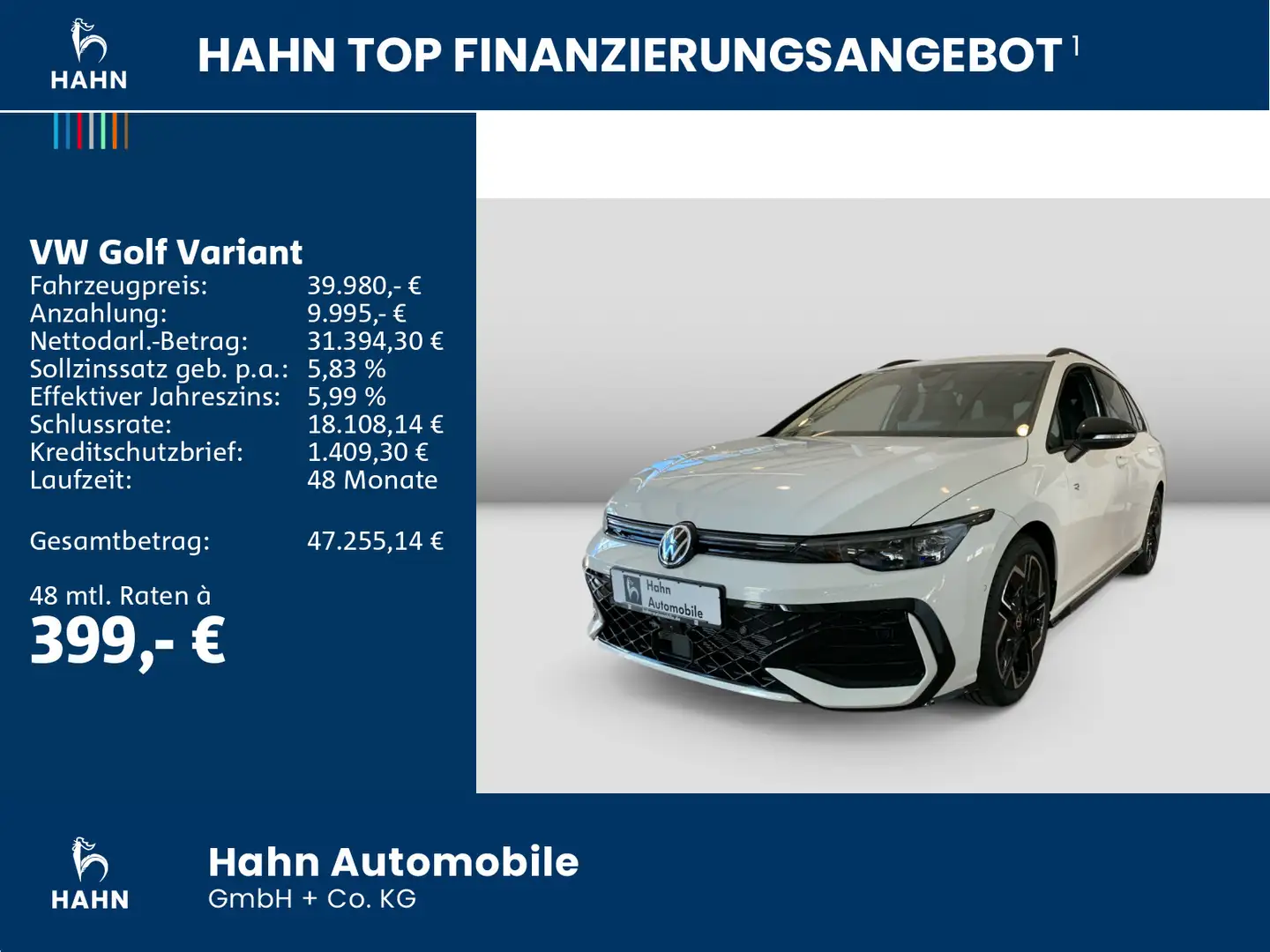 Volkswagen Golf Variant R-Line 1,5eTSI 110kW DSG LED 360° B Weiß - 2