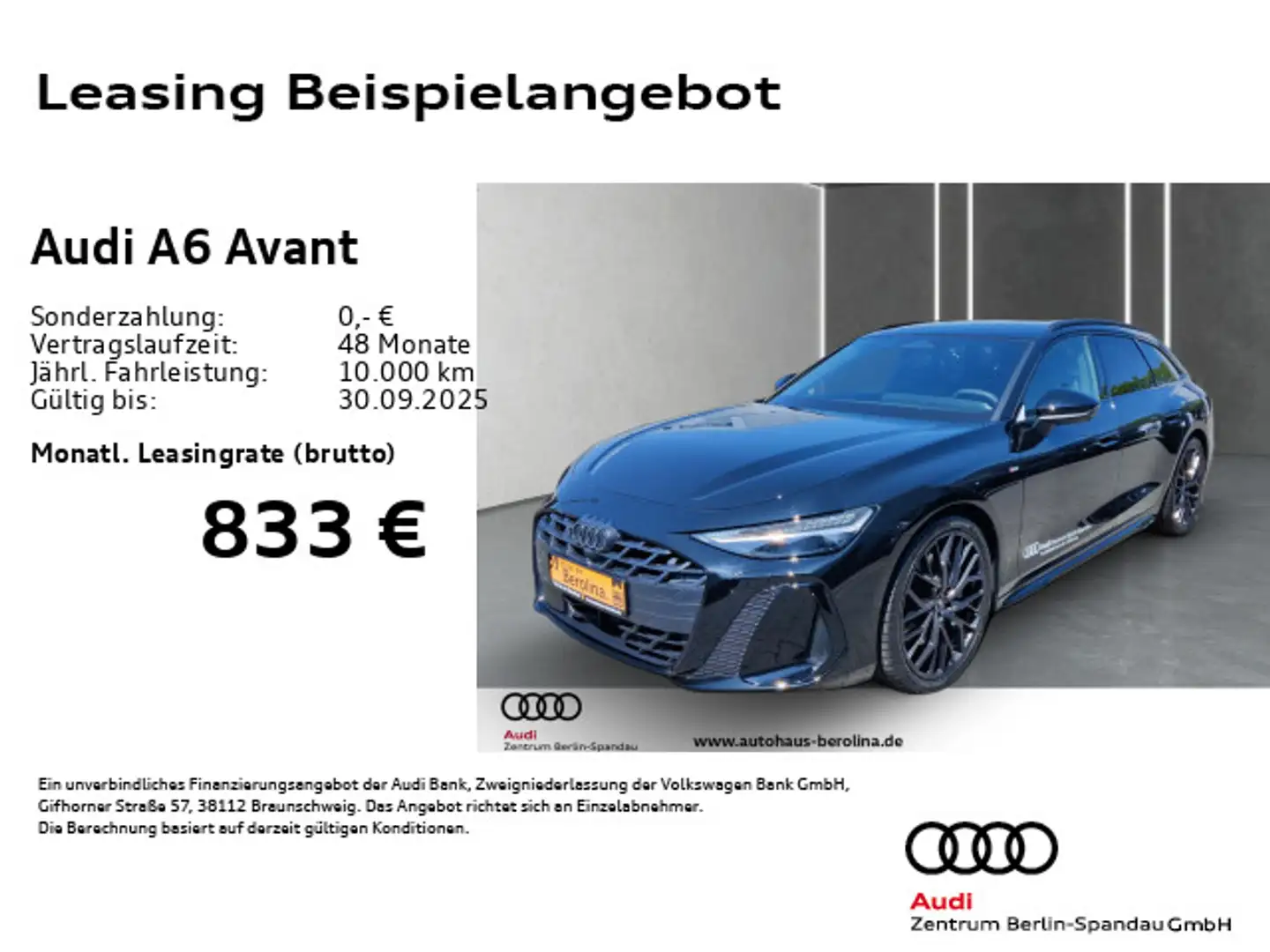 Audi A6 TDI qu. S line edition one S tr.*Tech+* Negru - 1
