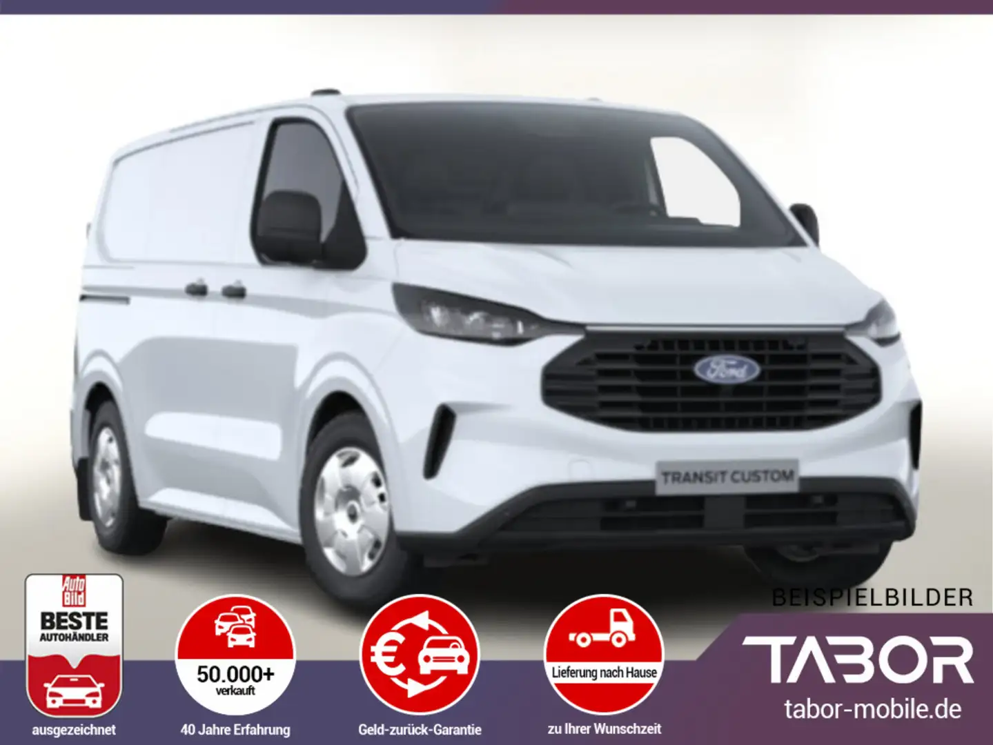 Ford Transit Custom TDCI 136 Trend 320 L1 Kam LadeP Weiß - 1