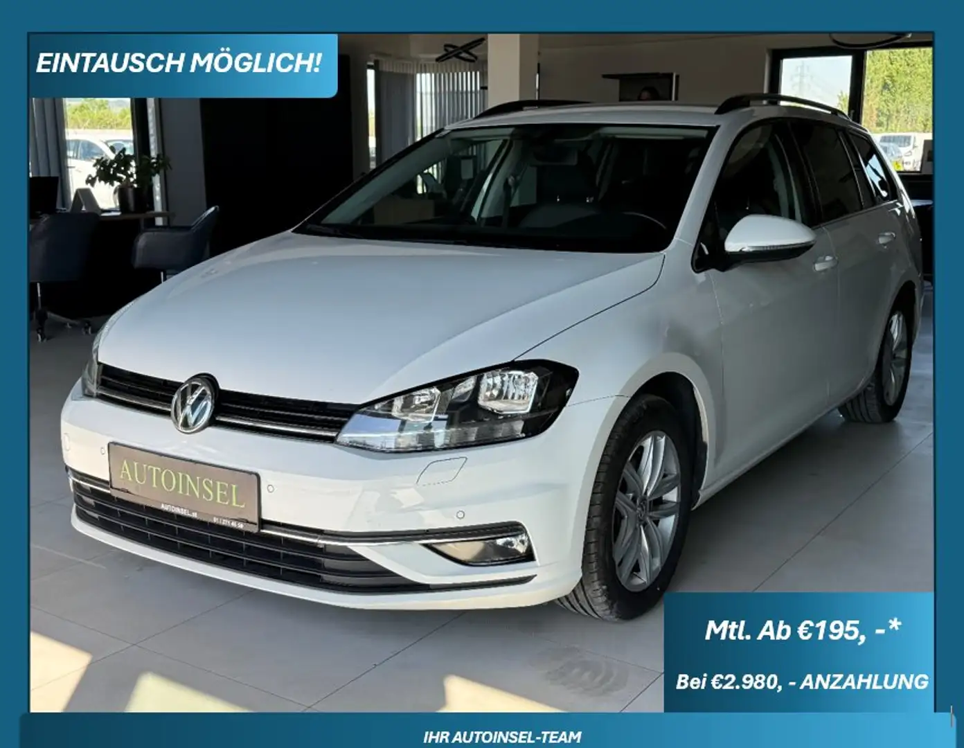Volkswagen Golf Variant Highline Aut. Weiß - 1