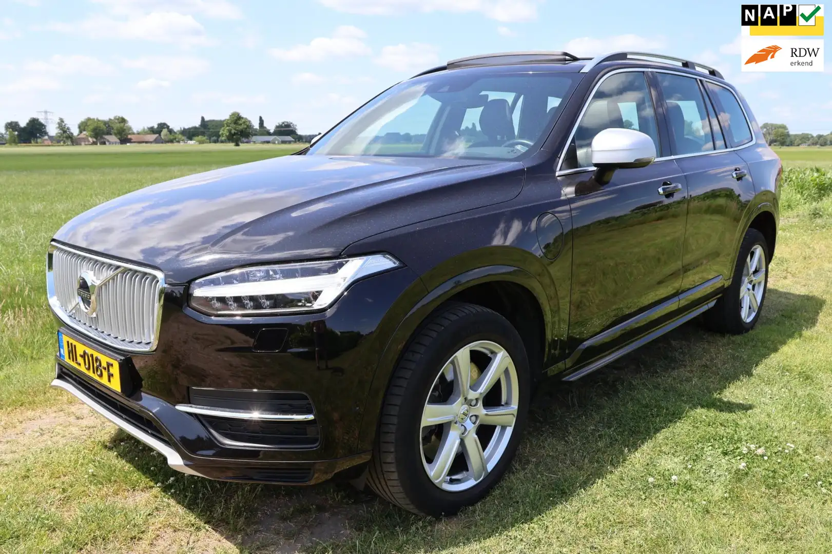 Volvo XC90 2.0 T8 Twin Engine AWD R-Design|Trekhaak|7-pers|PA Zwart - 1