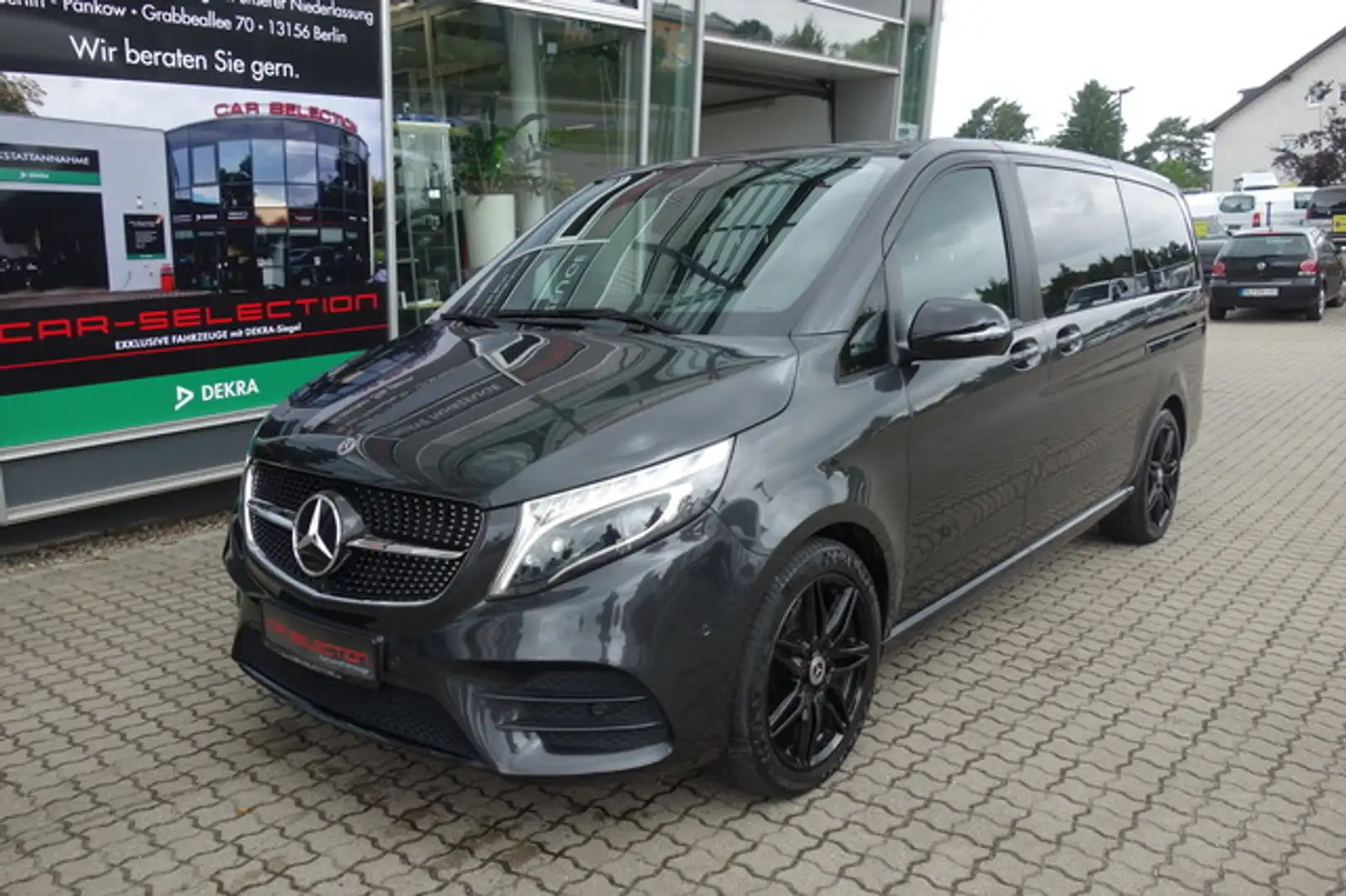 Mercedes-Benz V 250 d AMG LINE Lang 2sTÜR/LED/AHK/KAM/MBUX/BURM Grey - 1