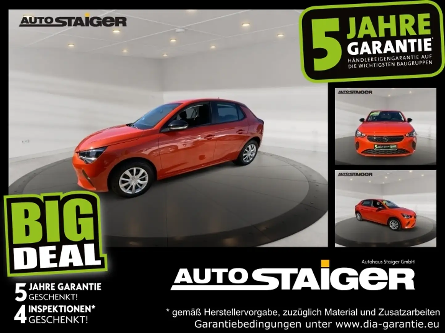 Opel Corsa F 1.2 Edition Navi+SHZ+Kamera+PDC+LRH Naranja - 1