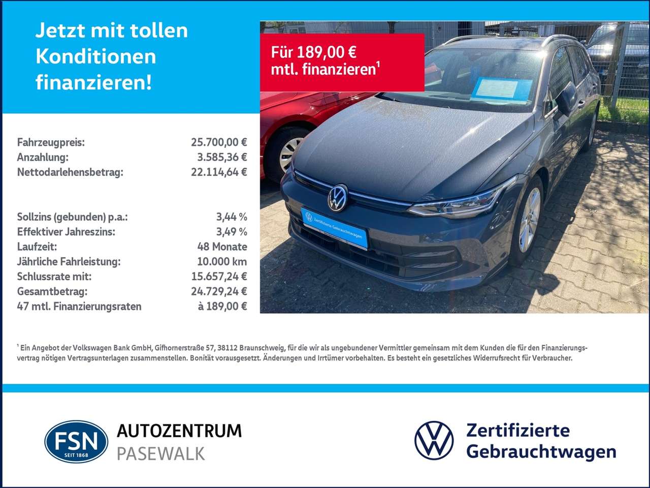 Volkswagen Golf Variant 2024 — 8 DB Variant 1.5 TSI Life