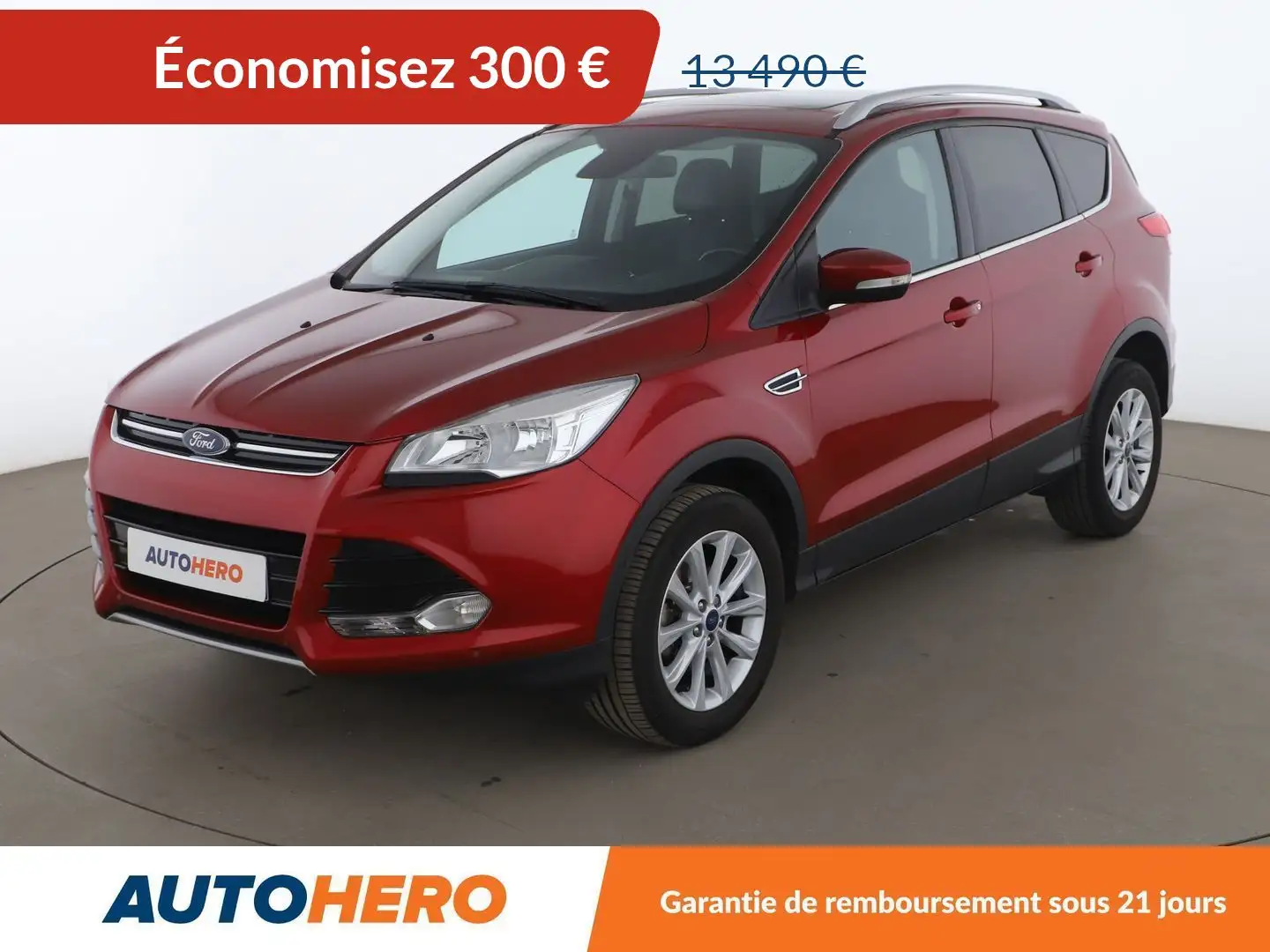Ford Kuga 1.5 EcoBoost Titanium Rouge - 1