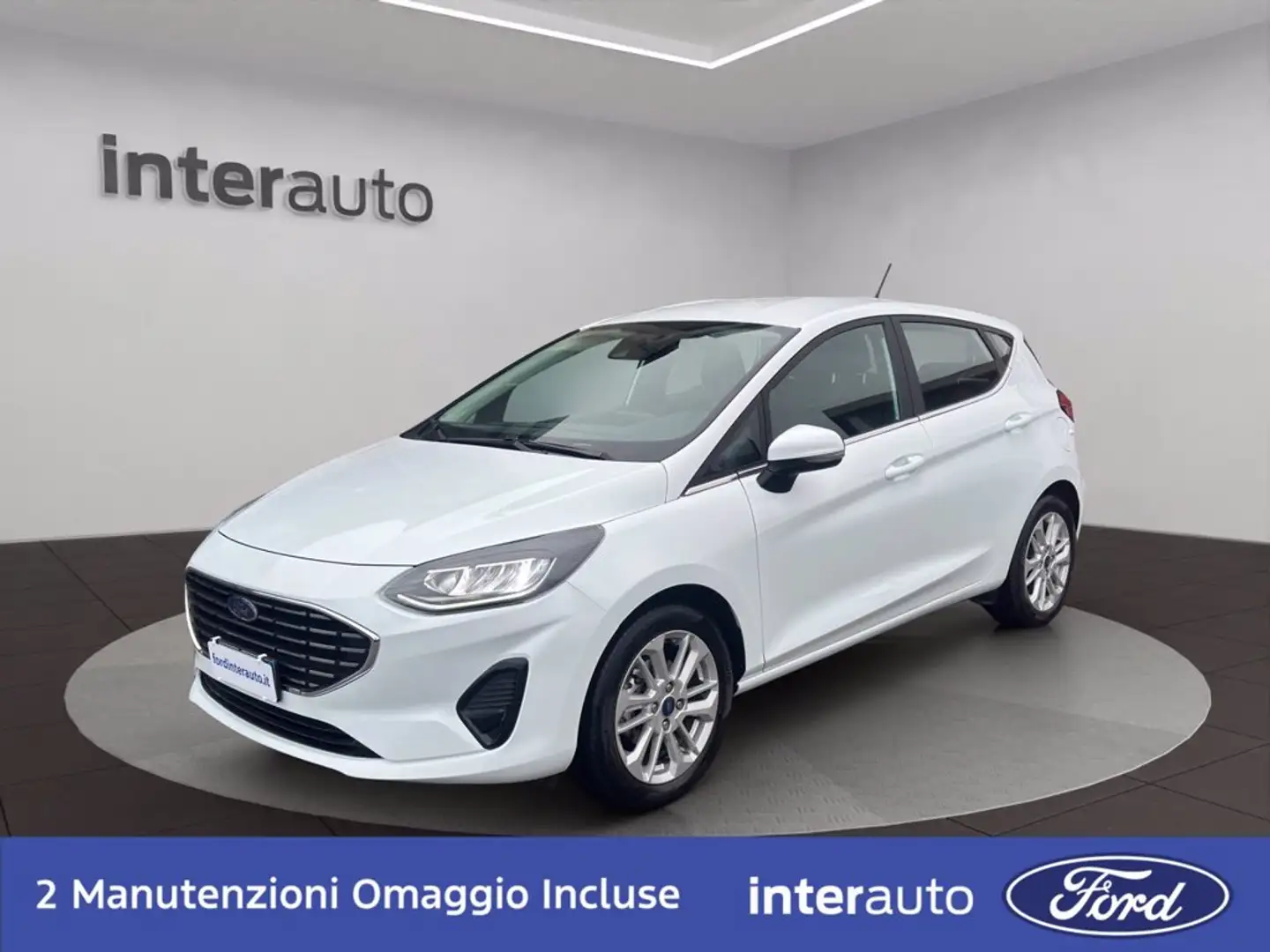Ford Fiesta 5p 1.1 Titanium 75cv Blanc - 1
