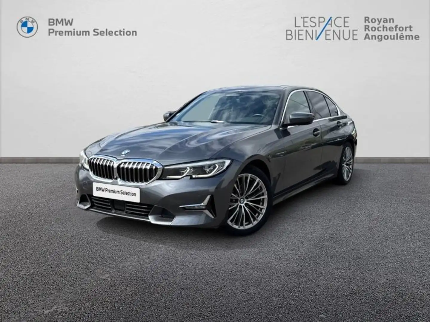 BMW 320 320dA 190ch Luxury Gris - 1